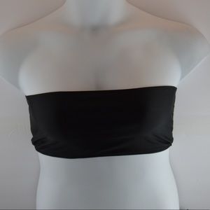 Black Bandeau Style Swim Top